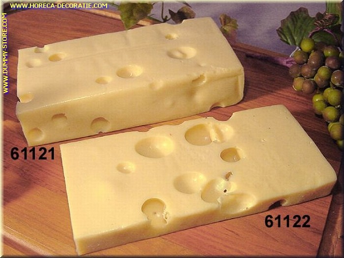Emmentaler Käse-Stück - Attrappe 16,5x8x3,5 cm
