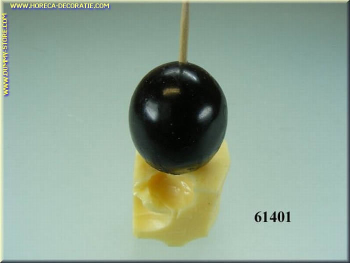 Cheese, piece with blue grape