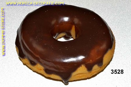 Donut donkerbruin - namaak