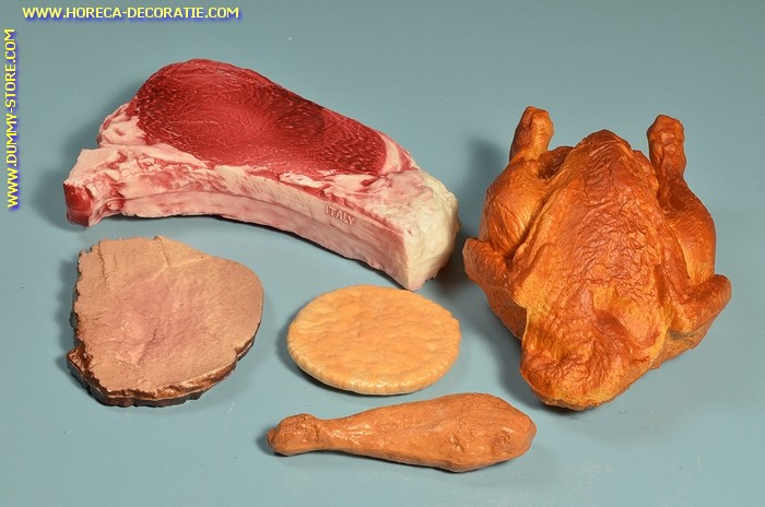 Vleespakket assorti, 5 stuks - namaak vlees