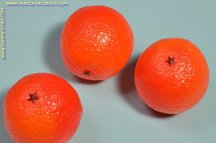 Sinaasappels, 3 stuks - Ø 75 mm - Fruitdummy
