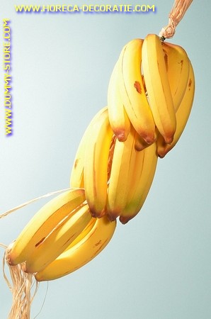 Bananen, 15 Stück am Strang - Attrappe