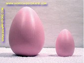 Egg, PINK, H: 17 cm, 12 pcs. 