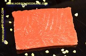 Salmon filet, 8x6 cm 