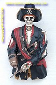 Skeleton pirate (hanging version) h: 1,26 meter 