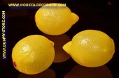 Zitronen, 3 Stück - Attrappe 