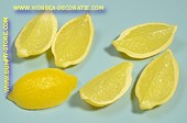 Zitronen, 6x Partchen - Attrappe 