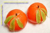 Sinaasappel, XXXL, 2 stuks (decoratie) Ø 175 mm  