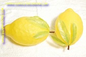 Zitronen, XXXL, 2 Stück - Attrappe 