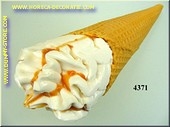 Cornetto ice cream caramel - dummy 